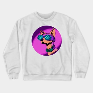 Cyberpunk dog Crewneck Sweatshirt